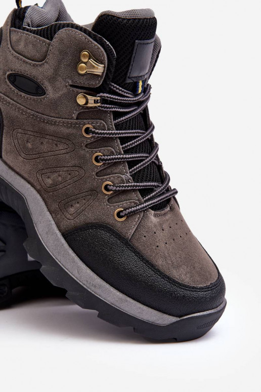 Herenschoenen in grijze kleur Fontanoe