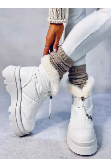 Warme snowboots met bont...
