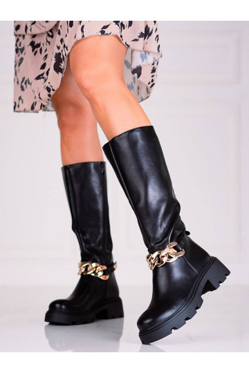 Shelovet enkellaarzen met...