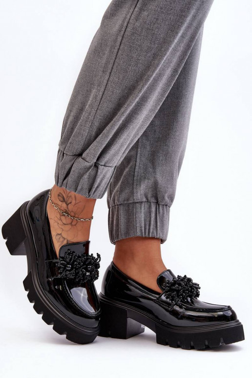 Dames lakleren schoenen met...