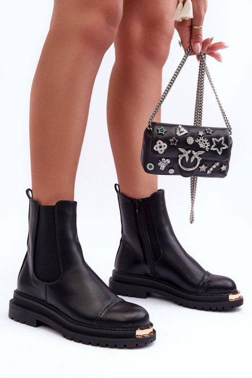 Dameslaarzen in de kleur zwart Nialee Dameslaarzen in de kleur zwart Nialee