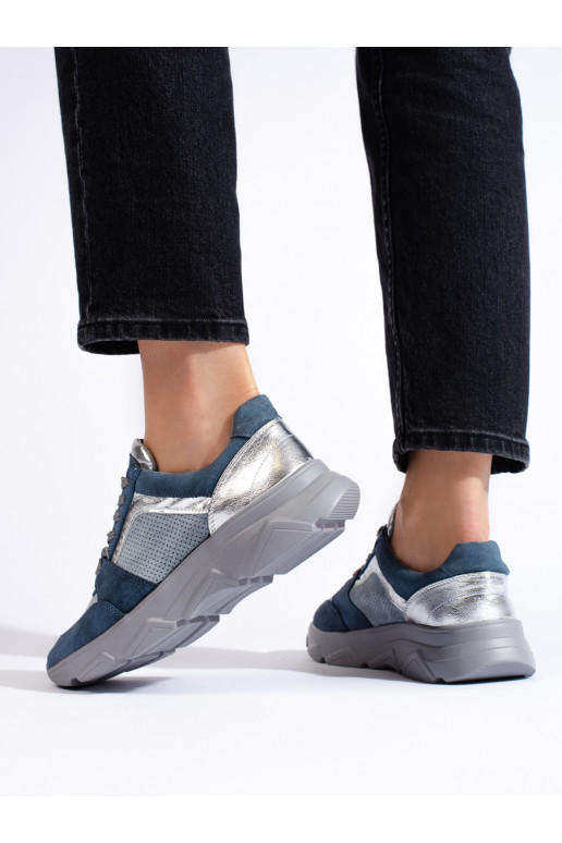 Blauwe sportschoenen Blauwe sportschoenen