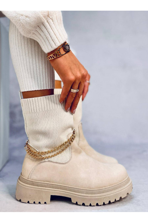 Beige JESSE BEIGE elastische... Beige JESSE BEIGE elastische...