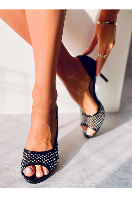 Schoenen met hoge hakken GLAS ZWART