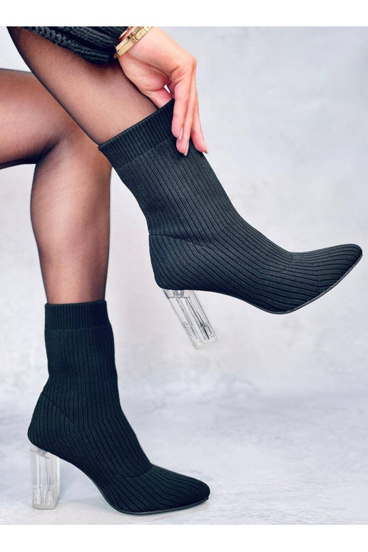 Stijlvolle laarzen met transparante...