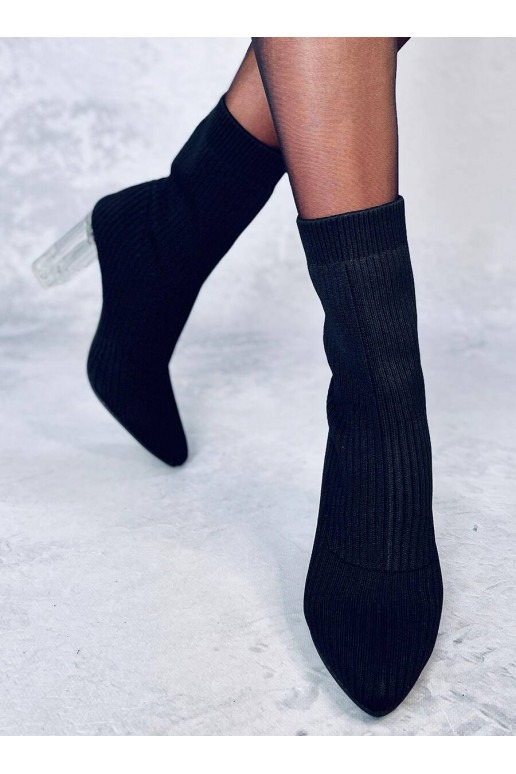 Stijlvolle laarzen met transparante...