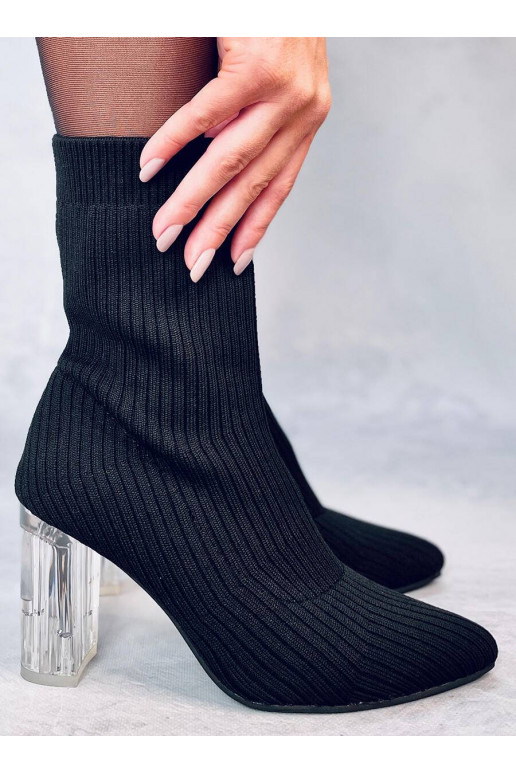 Stijlvolle laarzen met transparante...