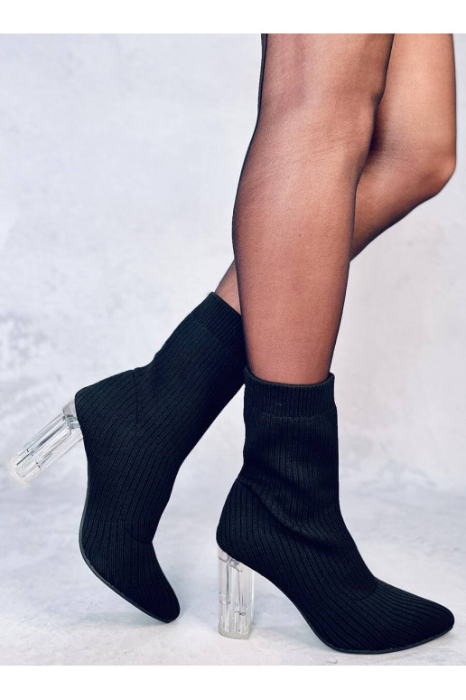 Stijlvolle laarzen met transparante...