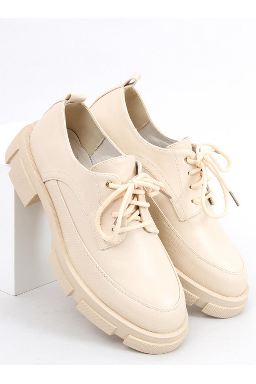 Mocassins met verhoogde zool UNNA BEIGE