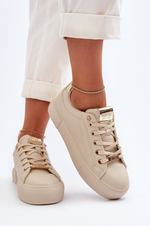 Sneakers model schoenen Big Star beige Sneakers model schoenen Big Star beige