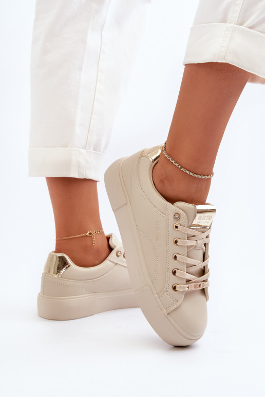 Sneakers model schoenen Big Star beige Sneakers model schoenen Big Star beige