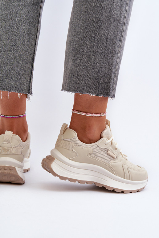 Sneakers model schoenen beige Big Star Sneakers model schoenen beige Big Star