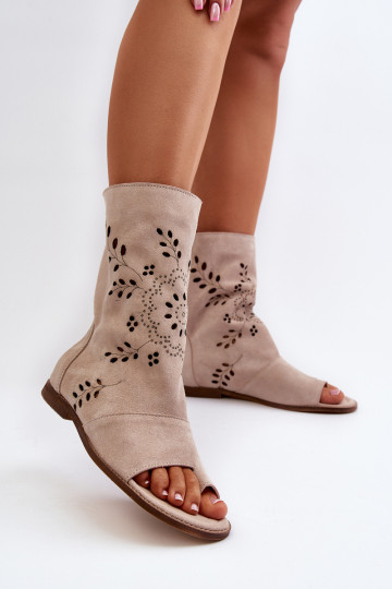 Zazoo Suède sandalen met...