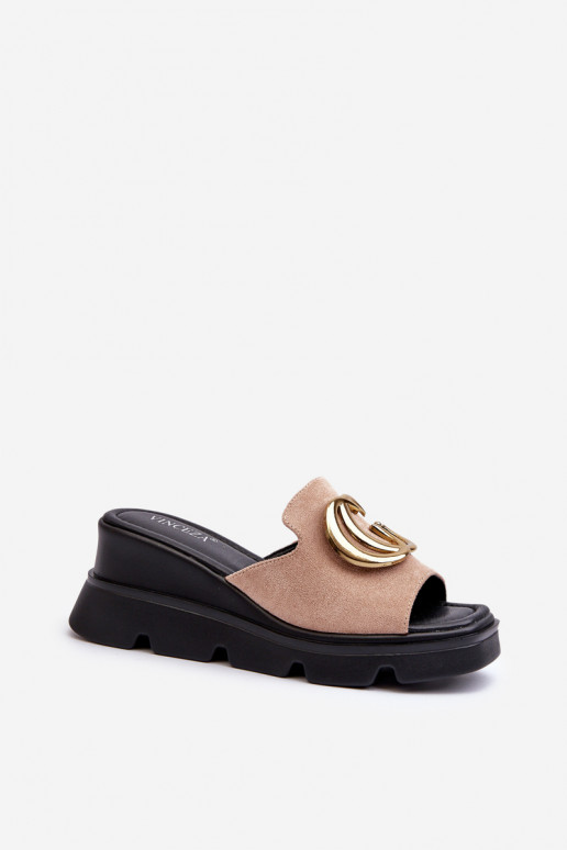 Damespantoffels beige Iaria Damespantoffels beige Iaria