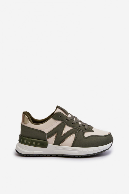 Sneakers model schoenen groene kleur... Sneakers model schoenen groene kleur...