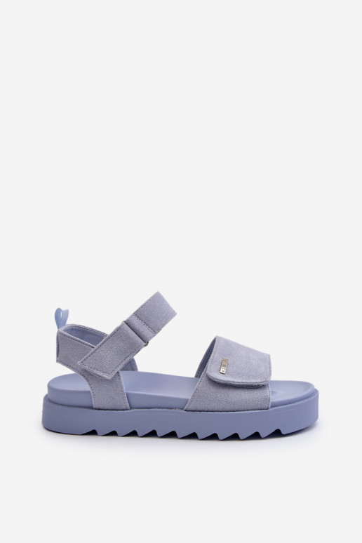 Suède sandalen met platform Big Star... Suède sandalen met platform Big Star...