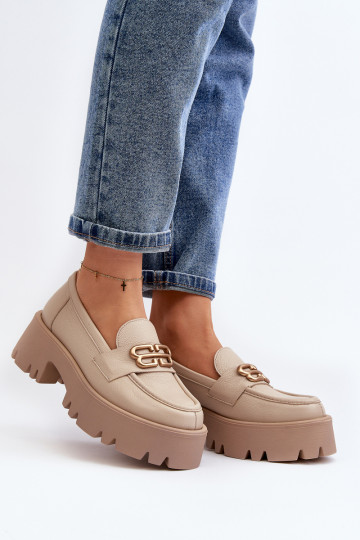 Zazoo mocassins beige