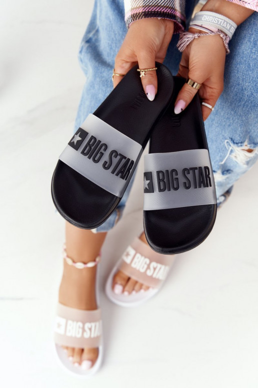 Damespantoffels in de kleur zwart