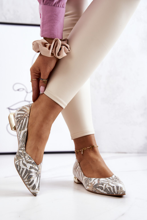 Ballerina's Laura Messi goudkleur Ballerina's Laura Messi goudkleur