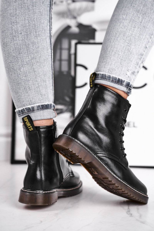 Zwarte Marita-laarzen voor dames Zwarte Marita-laarzen voor dames