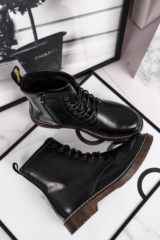 Zwarte Marita-laarzen voor dames Zwarte Marita-laarzen voor dames