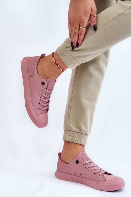 Klassiek model sneakers met platte...