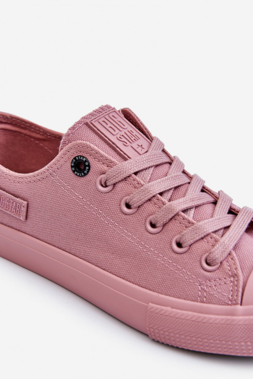Klassiek model sneakers met platte...