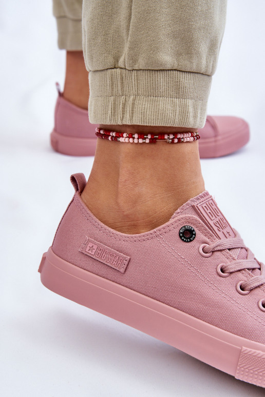 Klassiek model sneakers met platte...