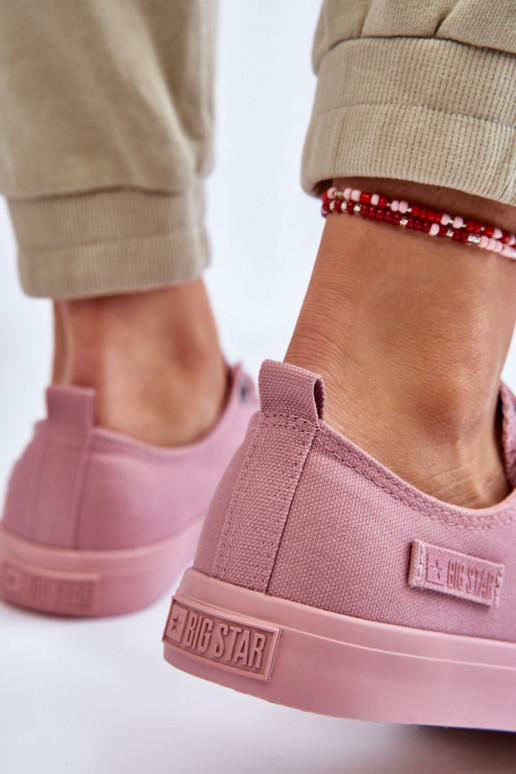 Klassiek model sneakers met platte...