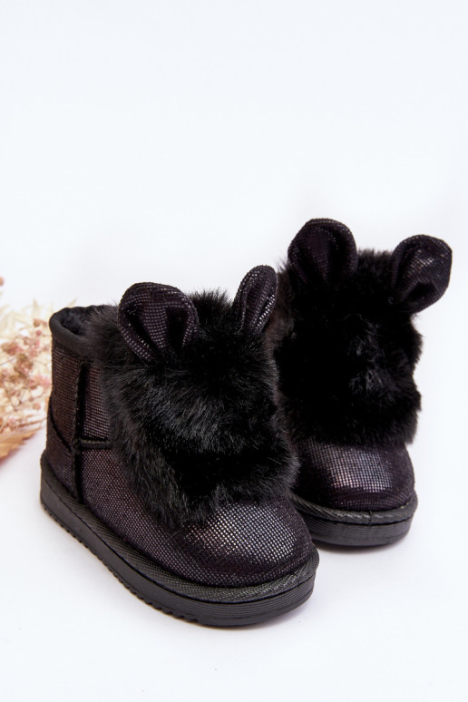 Kindersnowboots verwarmd met bont aan... Kindersnowboots verwarmd met bont aan...