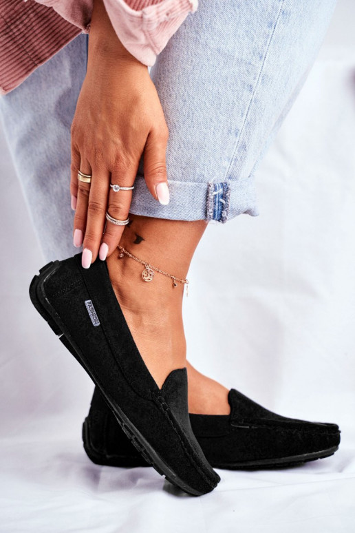 Damesmocassins gemaakt van eco-suède... Damesmocassins gemaakt van eco-suède...