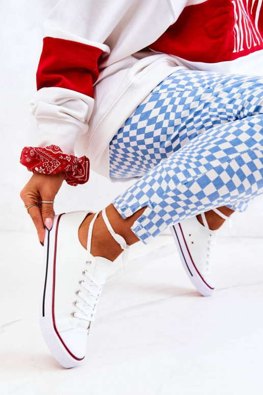 Witte vrijetijdsschoenen