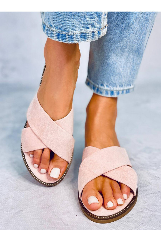 De pantoffels zijn roze De pantoffels zijn roze