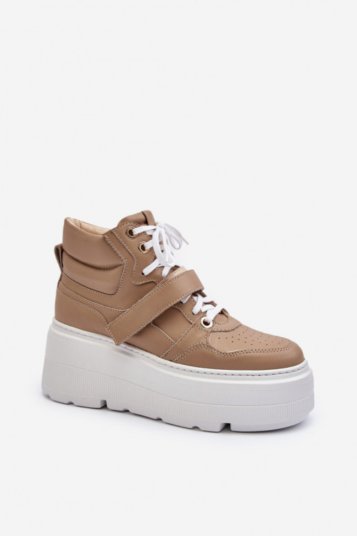 Zazoo Sneakers modelio batai   smėlio... Zazoo Sneakers modelio batai   smėlio...