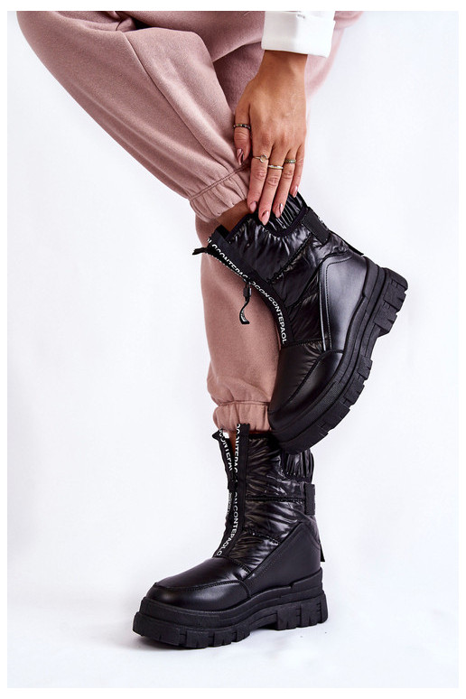 Snowboots met elastische band in... Snowboots met elastische band in...