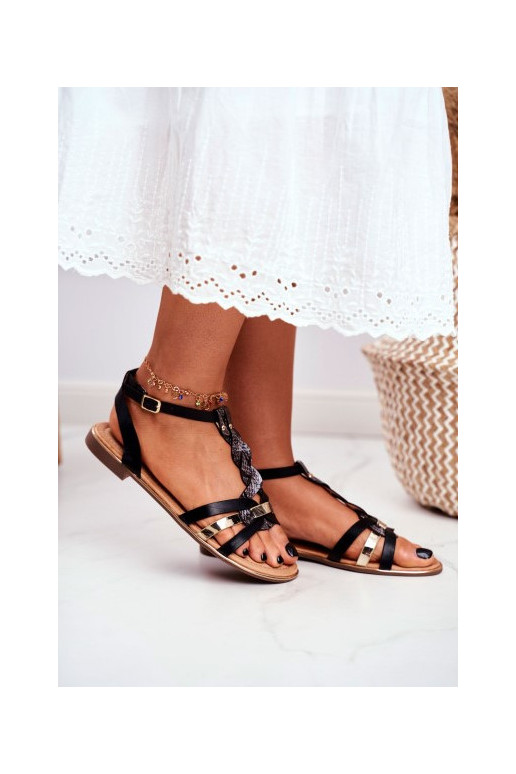 Zwarte sandalen Zwarte sandalen
