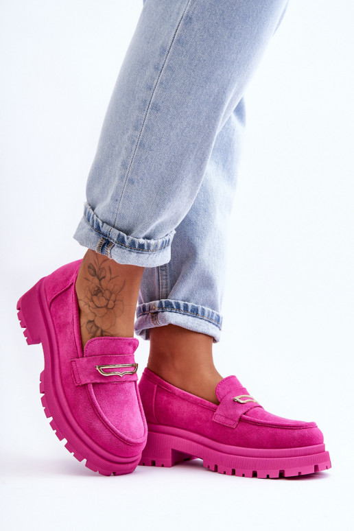 Damesmocassins in roze kleur Pure Love Damesmocassins in roze kleur Pure Love