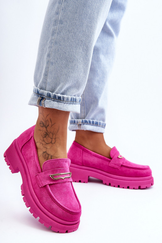 Damesmocassins in roze kleur Pure Love Damesmocassins in roze kleur Pure Love