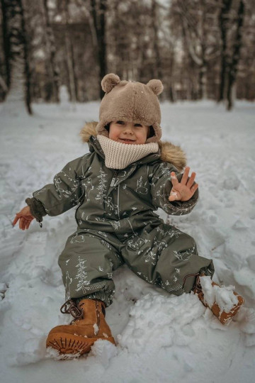 Warme bruine kinderlaarzen 2