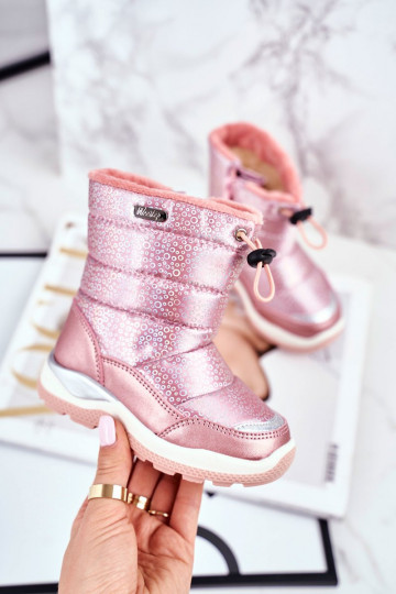 Kindersnowboots in roze kleur
