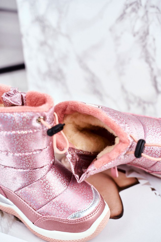 Kindersnowboots in roze kleur Kindersnowboots in roze kleur