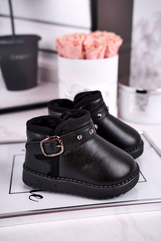 Warme snowboots in het zwart Warme snowboots in het zwart