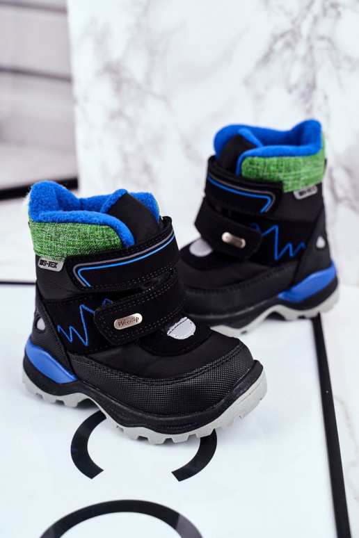 Warme kinderschoenen met zelfklevende...