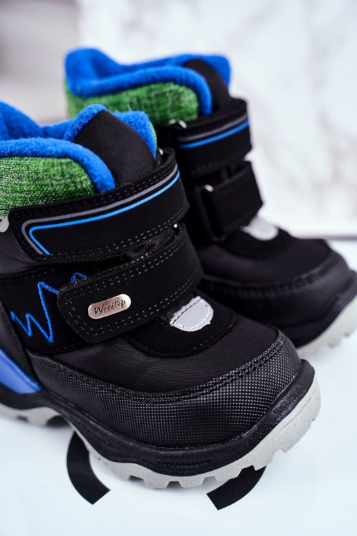 Warme kinderschoenen met zelfklevende...