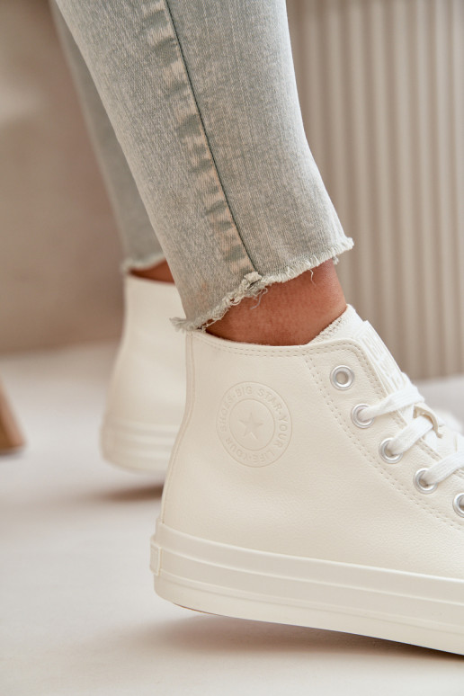 Vrijetijdsschoenen opInarmen van ecoleer Initte kleur Big Star OO274932 Vrijetijdsschoenen opInarmen van ecoleer Initte kleur Big Star OO274932