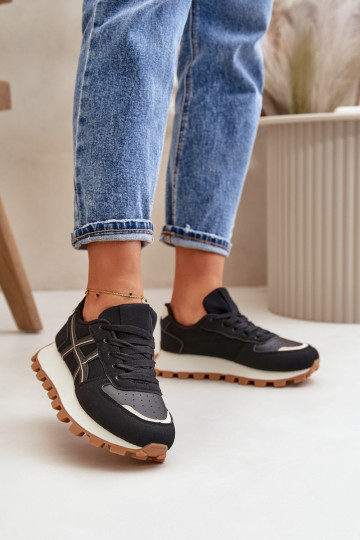 Sneakers model schoenen sportschoenen Dames met veters met platform zInart Mialunae