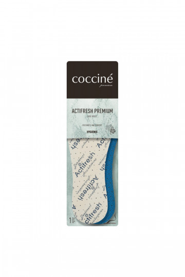 Coccine antibacteriële mintkleurige inlegzolen Actifresh Premium