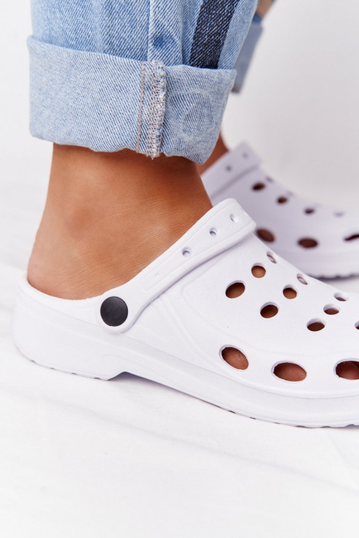 Slippers sandalenBasen witte kleur Lichte pantoffels EVA