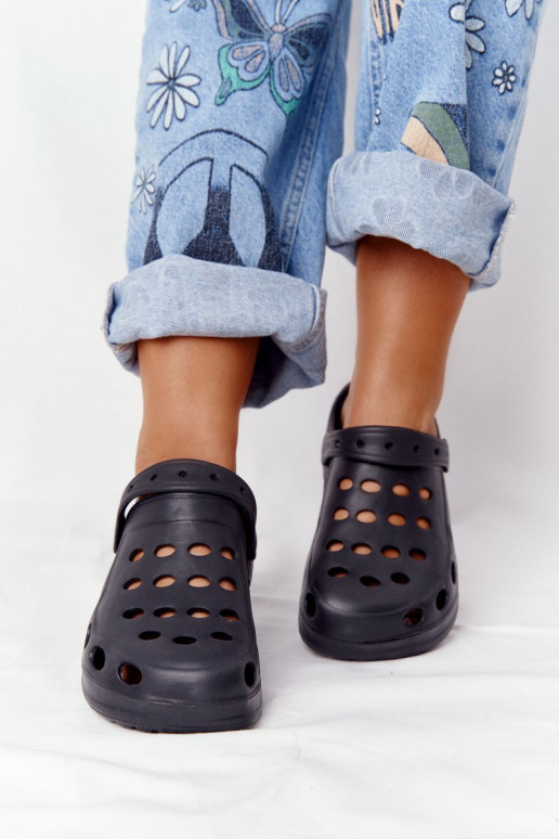 Slippers zwarte kleur EVA Slippers zwarte kleur EVA