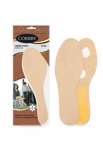 Corbby LEDER STICK-inlegzolen